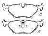 Bremsbelagsatz, Scheibenbremse Brake Pad Set:34 21 1 158 266