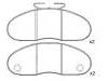 Bremsbelagsatz, Scheibenbremse Brake Pad Set:631 420 00 20