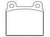 Bremsbelagsatz, Scheibenbremse Brake Pad Set:0060 713 601 00