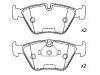 Plaquettes de frein Brake Pad Set:34 11 6 761 278