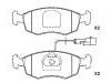 тормозная кладка Brake Pad Set:9 947 954