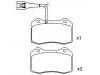 Bremsbelagsatz, Scheibenbremse Brake Pad Set:1ML 698 151