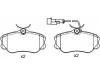 Bremsbelagsatz, Scheibenbremse Brake Pad Set:5892313