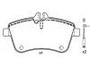 Bremsbelagsatz, Scheibenbremse Brake Pad Set:169 420 01 20