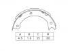 Kit mâchoire de frein Brake Shoe Set:36160-T1025