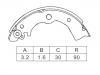 Brake Shoe Set:K1188