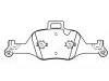 Bremsbelagsatz, Scheibenbremse Brake Pad Set:31 11 6 883 470